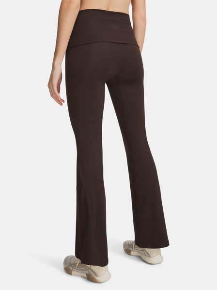 Under Armour Zenske sportske hlace Under Armour Meridian Rib Foldover Flare-BRN