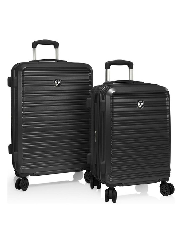 Heys Set putnih kovčega Heys AeroLite S,M Black