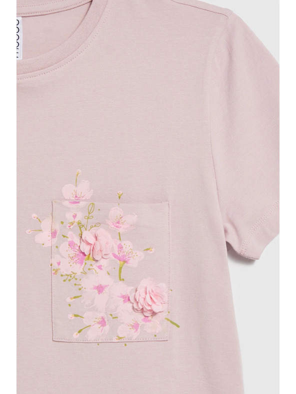 Moodo Majica sa dzepom rozna Moodo