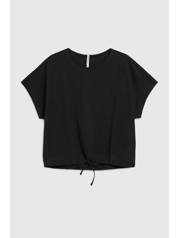 Moodo Majica sa vezivanjem crna Moodo