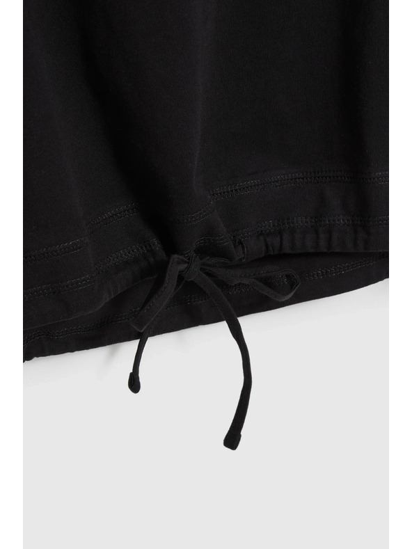 Moodo Majica sa vezivanjem crna Moodo