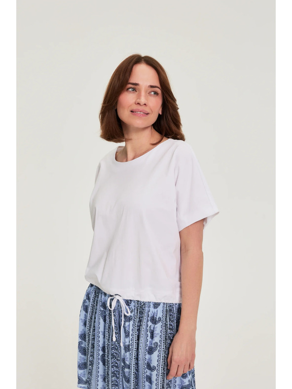 Moodo Majica sa vezivanjem bijela Moodo