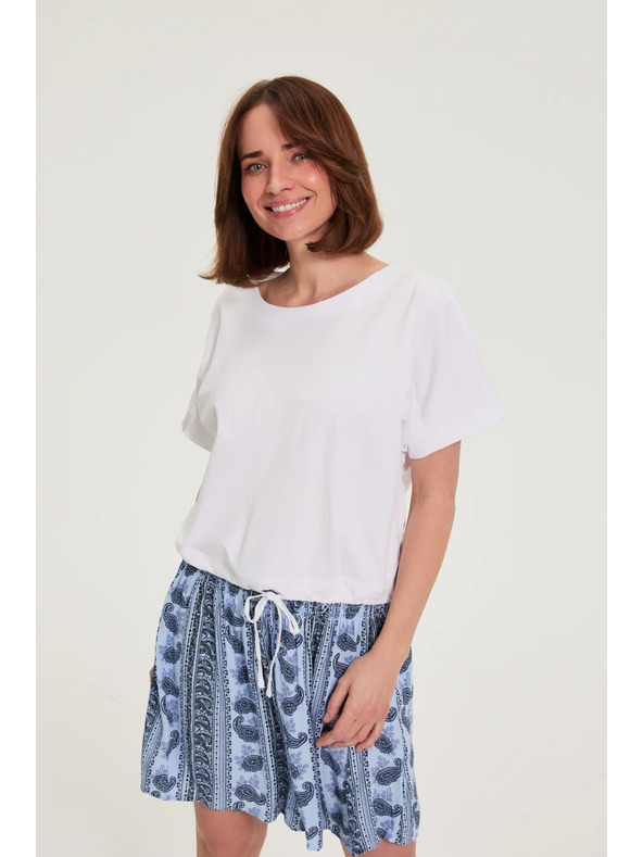 Moodo Majica sa vezivanjem bijela Moodo