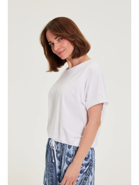 Moodo Majica sa vezivanjem bijela Moodo