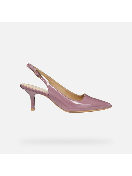 Geox Staroružičasta ženska obuća na štiklu Geox Kleopy