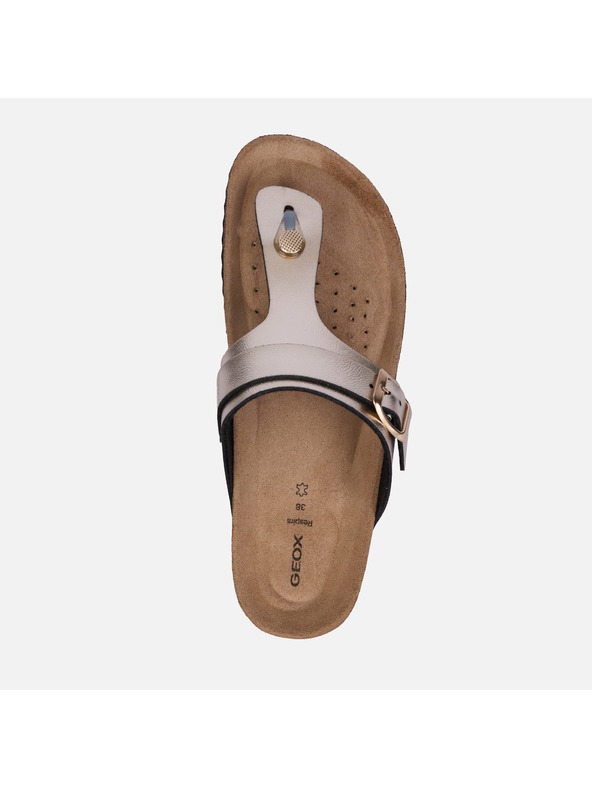 Geox Zlatne ženske sandale Geox Brionia