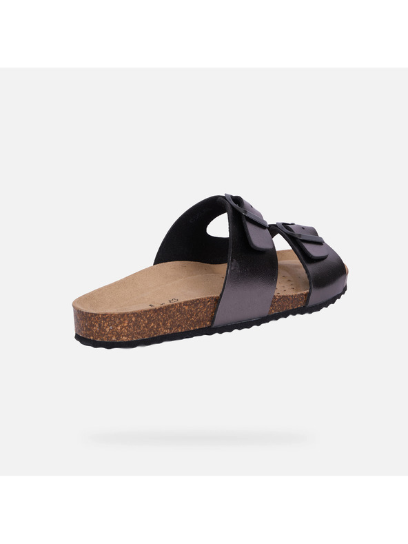 Geox Srebrne ženske sandale Geox Brionia