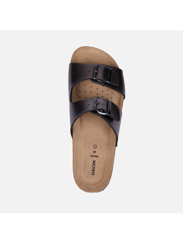 Geox Srebrne ženske sandale Geox Brionia