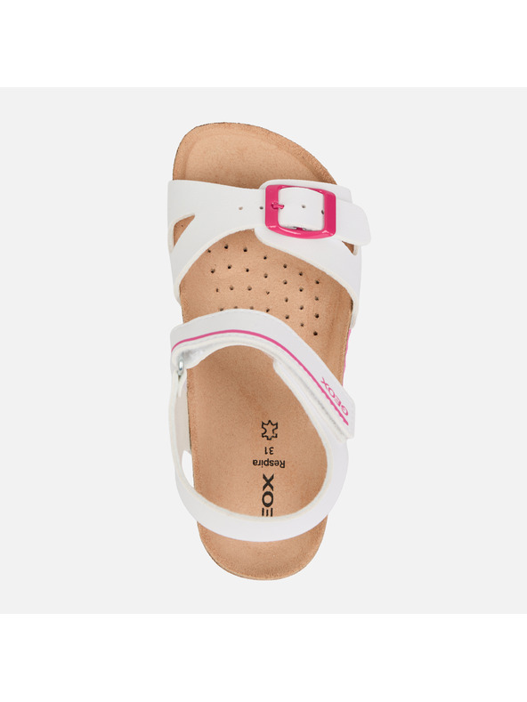 Geox Bijele djevojačke sandale Geox Adriel