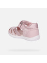 Geox Svijetloroza djevojčijska sandala za prve korake Geox Zapito