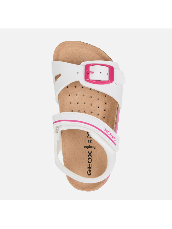 Geox Bijele sandale Geox Chalki za djevojčice