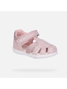 Geox Svijetloroza djevojčijska sandala za prve korake Geox Zapito