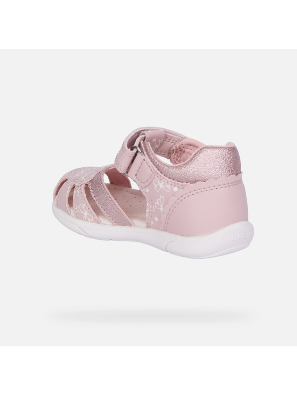 Geox Svijetloroza djevojčijska sandala za prve korake Geox Zapito