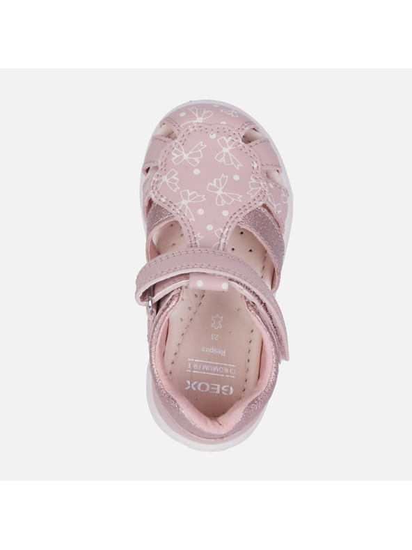 Geox Svijetloroza djevojčijska sandala za prve korake Geox Zapito