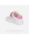 Geox Bijela djevojčijska barefoot tenisica za prve korake Geox Steppieup