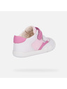 Geox Bijela djevojčijska barefoot tenisica za prve korake Geox Steppieup