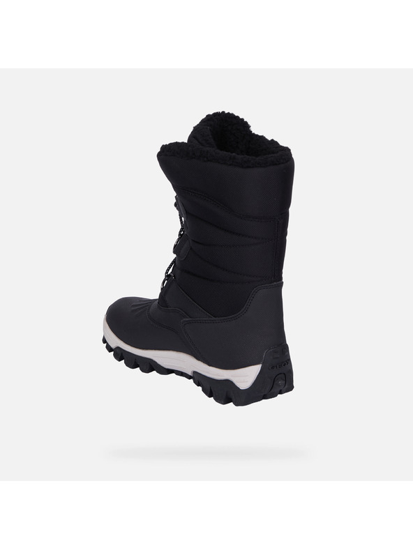 Geox Crna dječačka zimska obuća Geox Himalaya