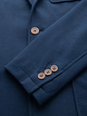 Ombre Clothing Muški plavi sako SLIM s finom teksturom