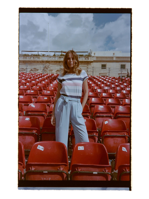 Moodo Culotte hlače plave Moodo