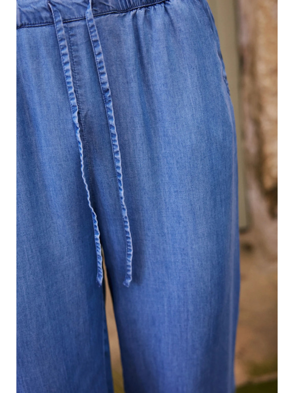 Moodo Plave lyocellne hlače Moodo