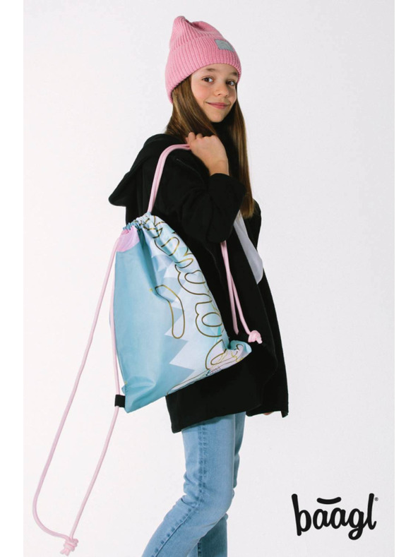 BAAGL  BAAGL 5 SET Skate Moon: ruksak, pernica, vrećica, ploče, novčanik