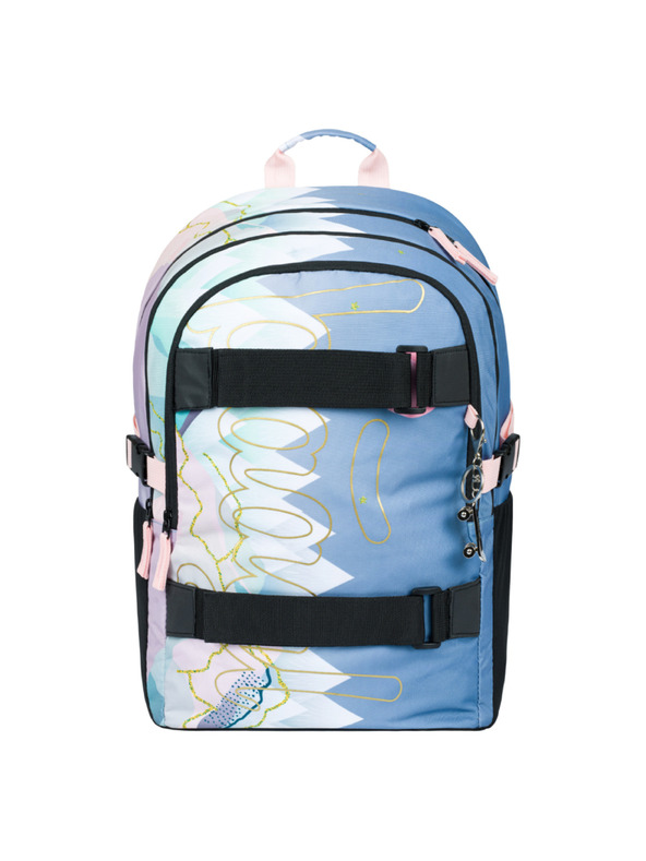 BAAGL  BAAGL 5 SET Skate Moon: ruksak, pernica, vrećica, ploče, novčanik