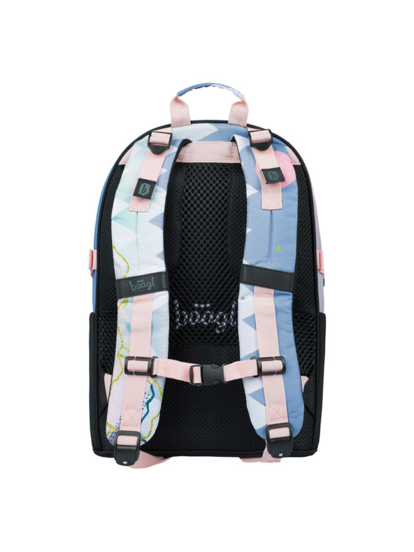 BAAGL  BAAGL 5 SET Skate Moon: ruksak, pernica, vrećica, ploče, novčanik