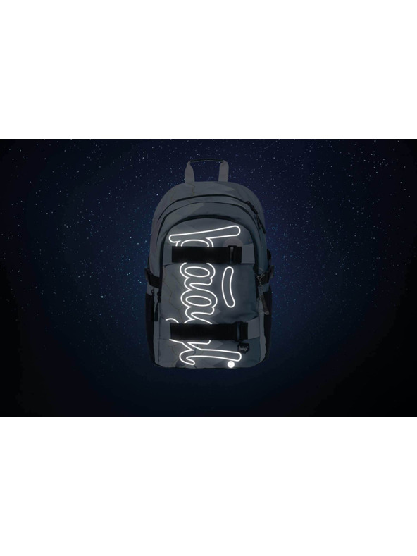 BAAGL  BAAGL 5 SET Skate Moon: ruksak, pernica, vrećica, ploče, novčanik