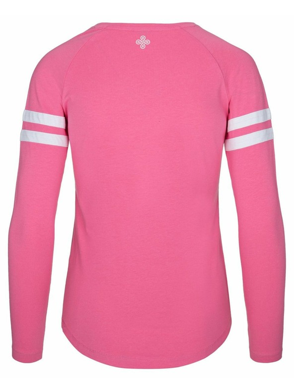 Kilpi Ženski pamučni majica dugih rukava Kilpi MAGPIES-W Ružičasta