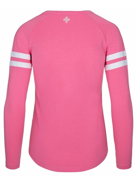 Kilpi Ženski pamučni majica dugih rukava Kilpi MAGPIES-W Ružičasta