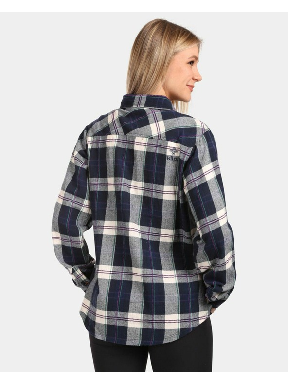 Kilpi Ženska sportska flanelska majica Kilpi FLANNY-W Plava