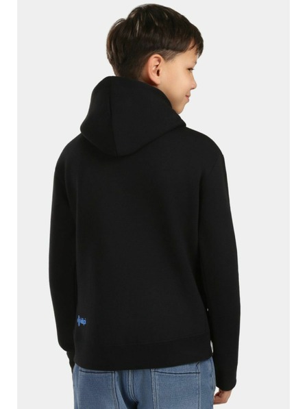 Kilpi Dječačka pamučna hoodie mikina Kilpi NORTHEN-JB Crna