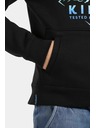 Kilpi Dječačka pamučna hoodie mikina Kilpi NORTHEN-JB Crna