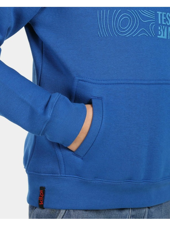 Kilpi Dječačka pamučna hoodie mikina Kilpi NORTHEN-JB Tamno plava