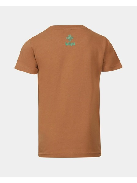 Kilpi Dječačka pamučna majica Kilpi ALBION-JB Smeđa