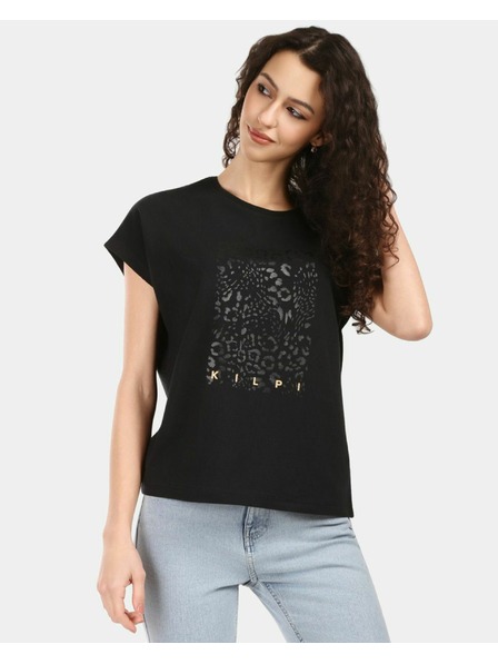 Kilpi Žensko pamučna majica Kilpi JERSIE-W Crna
