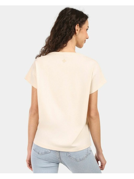 Kilpi Žensko pamučna majica Kilpi JERSIE-W Bež