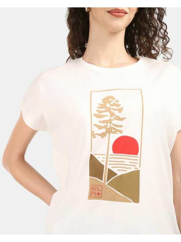 Kilpi Žensko pamučna majica Kilpi JERSIE-W Bijela