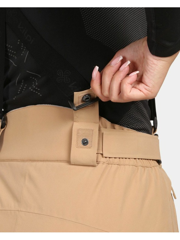 Kilpi Ženske skijaške hlače Kilpi ELARE-W Bež