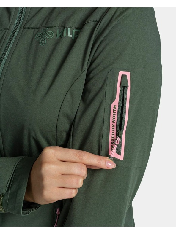 Kilpi Ženska softshell jakna Kilpi BELTRA-W Tamno zelena