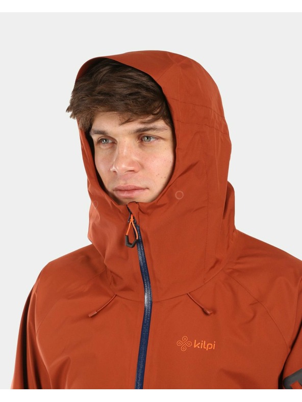 Kilpi Muška hardshell vodootporna jakna Kilpi MAMBA-M Smeđa