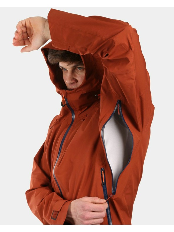 Kilpi Muška hardshell vodootporna jakna Kilpi MAMBA-M Smeđa