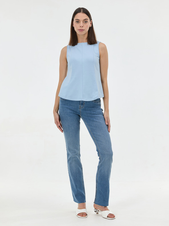 Orsay Svijetloplavi ženski top bez rukava ORSAY