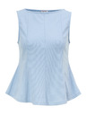 Orsay Svijetloplavi ženski top bez rukava ORSAY