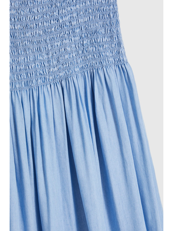 Moodo Lyocellna suknja plava Moodo