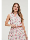 Moodo Bijele cvjetne haljine s pojasом Moodo