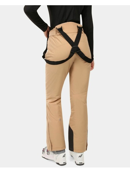 Kilpi Ženske skijaške hlače Kilpi ELARE-W Bež