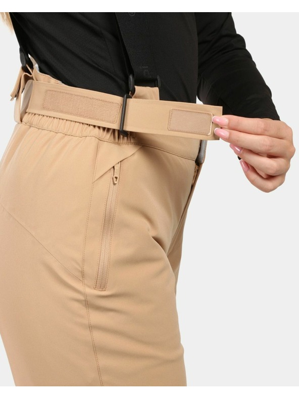 Kilpi Ženske skijaške hlače Kilpi ELARE-W Bež