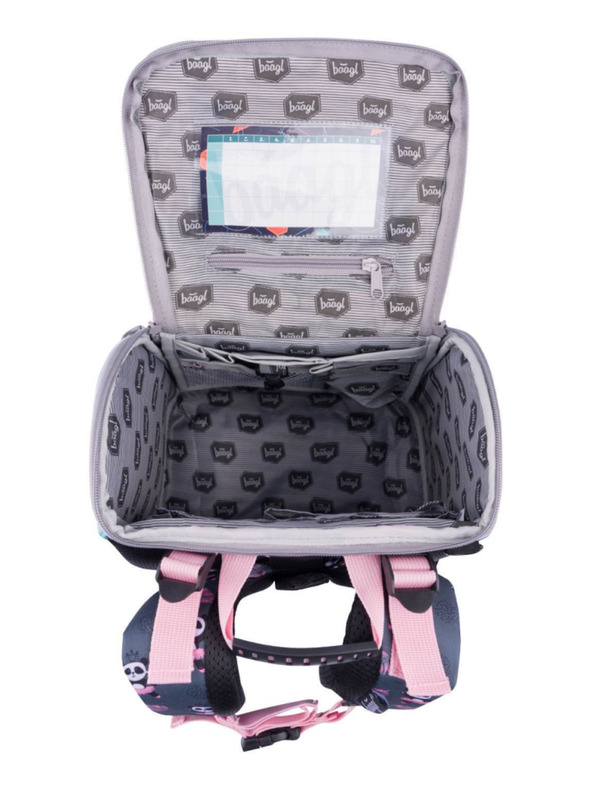 BAAGL  BAAGL SET 5 Zippy Panda: aktovka, pernica, vrećica, pregača, novčanik