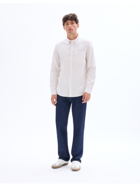 Celio Bež obična oxford košulja Celio Caoxfordy